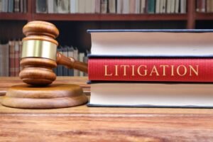 Civil and criminal litigation lawyer reviewing court pleadings in Quezon City